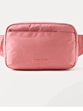 Athleta Coral Pink Crossbody Belt Bag